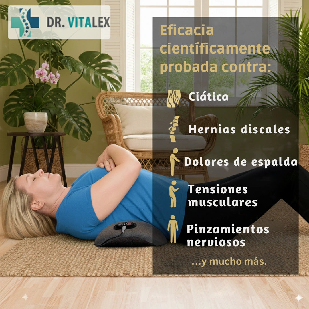 Dr. Vitalex – Masajeador de Espalda OrthoFlex™ Pro 3-en-1