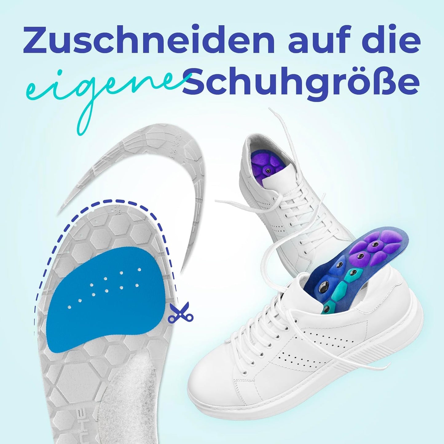 Dr. Vitalex OrthoStep™ Magnetische Massage Einlegesohlen (Akupressur)